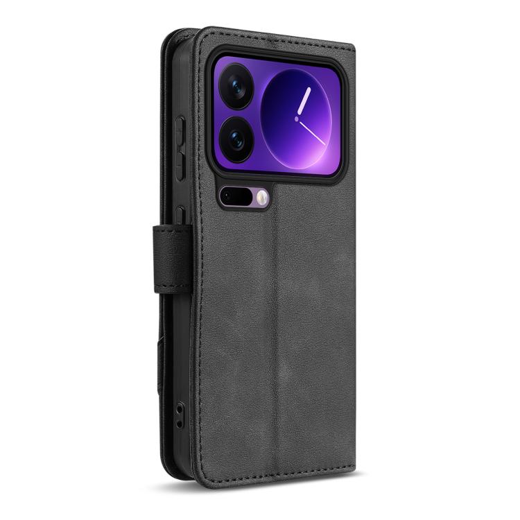 For Xiaomi 17 Pro AZNS A2 Series Tri-Card Wallet RFID Vegan Leather Phone Case with Strap