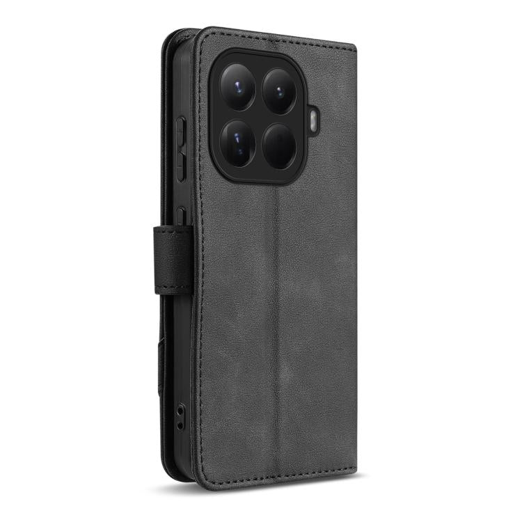 For Xiaomi 15T Pro 5G AZNS A2 Series Tri-Card Wallet RFID Vegan Leather Phone Case with Strap
