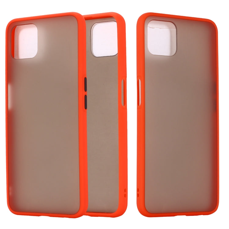 For OPPO A72 5G Skin Hand Feeling Series Shockproof Frosted PC+ TPU Protective Case