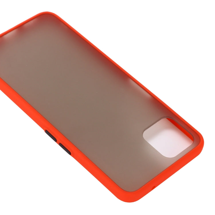 For OPPO A72 5G Skin Hand Feeling Series Shockproof Frosted PC+ TPU Protective Case
