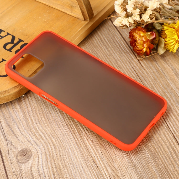 For OPPO A72 5G Skin Hand Feeling Series Shockproof Frosted PC+ TPU Protective Case