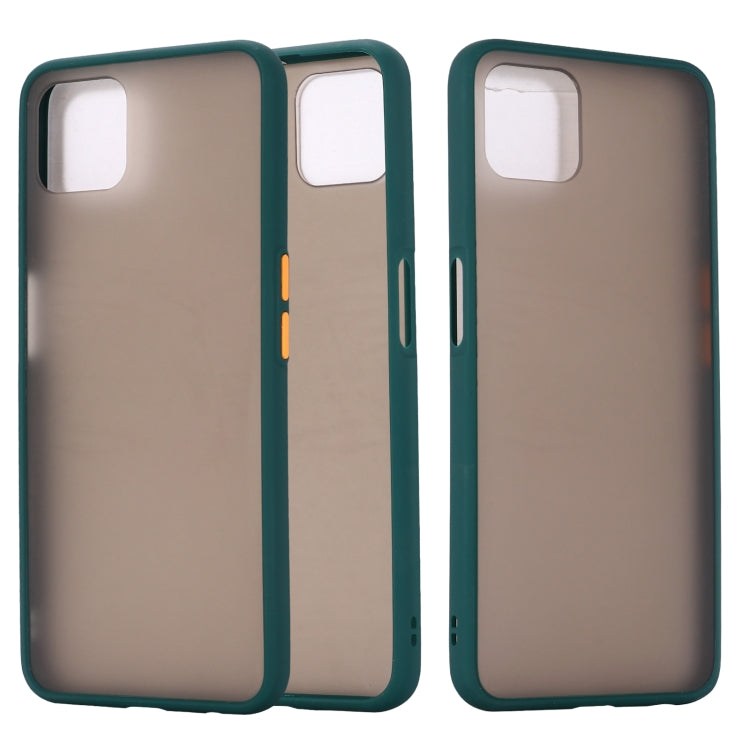 For OPPO A72 5G Skin Hand Feeling Series Shockproof Frosted PC+ TPU Protective Case