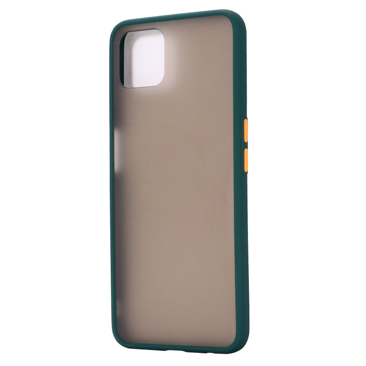 For OPPO A72 5G Skin Hand Feeling Series Shockproof Frosted PC+ TPU Protective Case