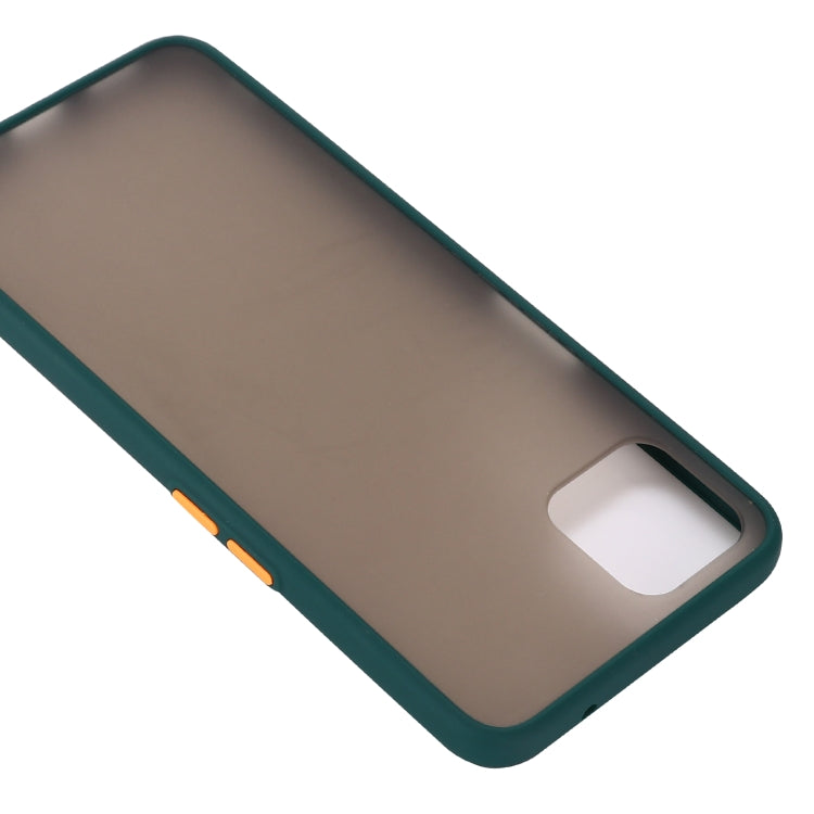 For OPPO A72 5G Skin Hand Feeling Series Shockproof Frosted PC+ TPU Protective Case