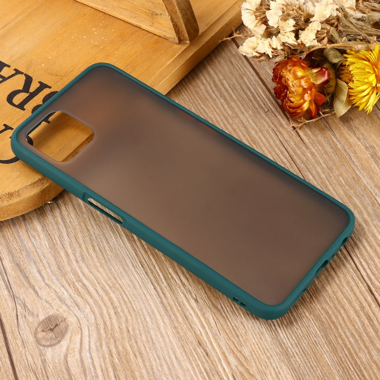 For OPPO A72 5G Skin Hand Feeling Series Shockproof Frosted PC+ TPU Protective Case