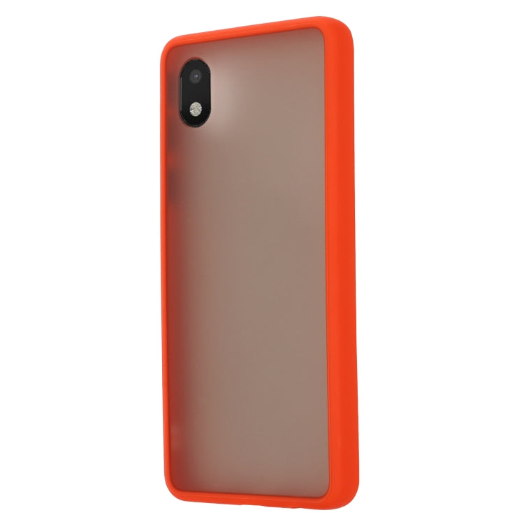 For Samsung Galaxy A01 Core Skin Hand Feeling Series Shockproof Frosted PC+ TPU Protective Case