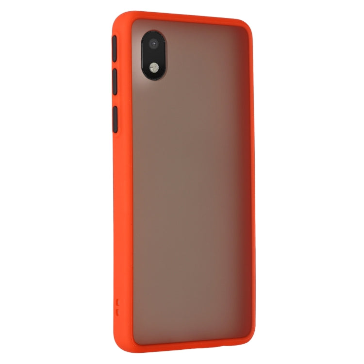 For Samsung Galaxy A01 Core Skin Hand Feeling Series Shockproof Frosted PC+ TPU Protective Case