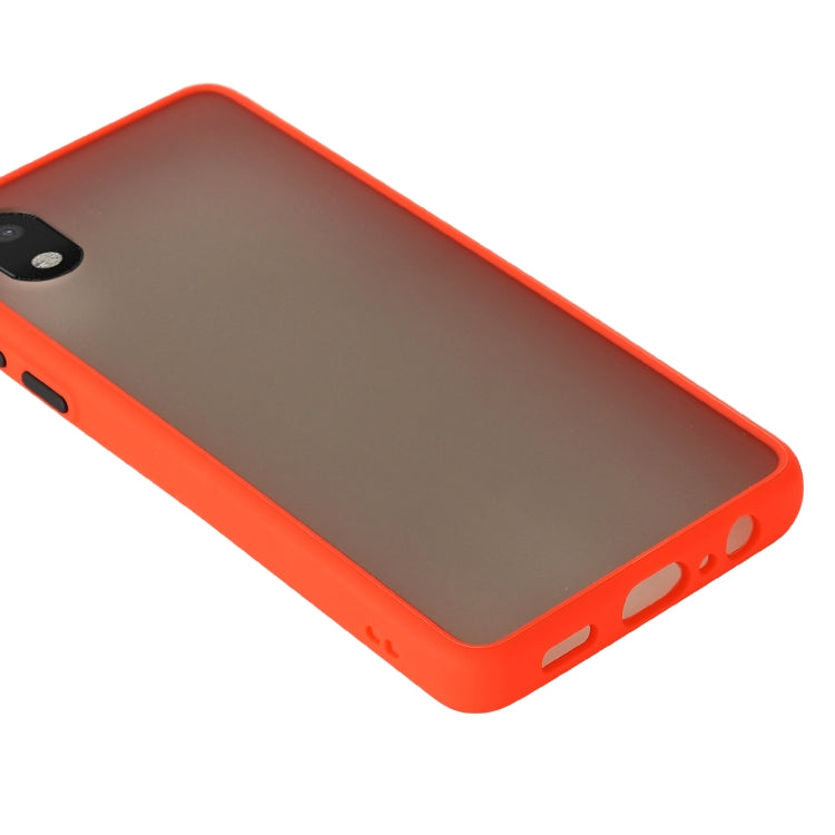 For Samsung Galaxy A01 Core Skin Hand Feeling Series Shockproof Frosted PC+ TPU Protective Case