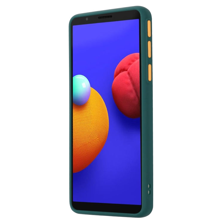 For Samsung Galaxy A01 Core Skin Hand Feeling Series Shockproof Frosted PC+ TPU Protective Case