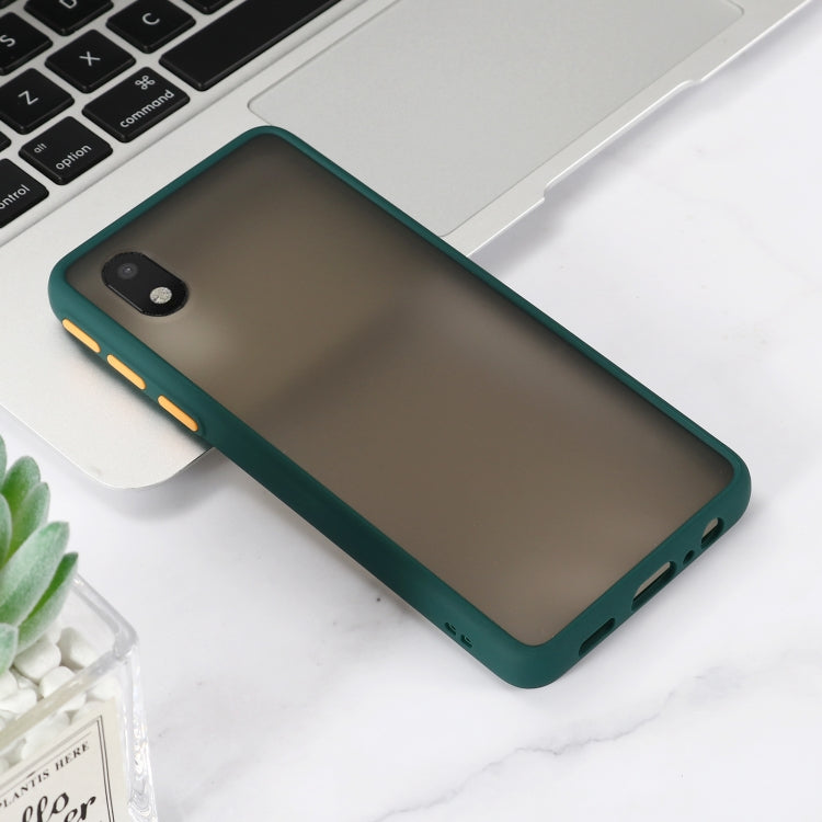 For Samsung Galaxy A01 Core Skin Hand Feeling Series Shockproof Frosted PC+ TPU Protective Case