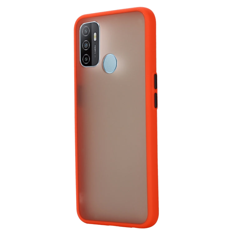 For OPPO A53 2020 Skin Hand Feeling Series Shockproof Frosted PC+ TPU Protective Case