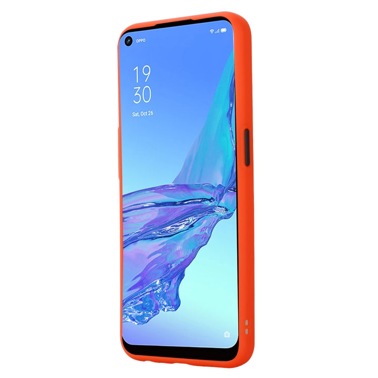 For OPPO A53 2020 Skin Hand Feeling Series Shockproof Frosted PC+ TPU Protective Case
