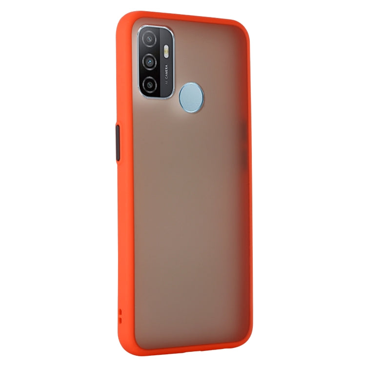 For OPPO A53 2020 Skin Hand Feeling Series Shockproof Frosted PC+ TPU Protective Case