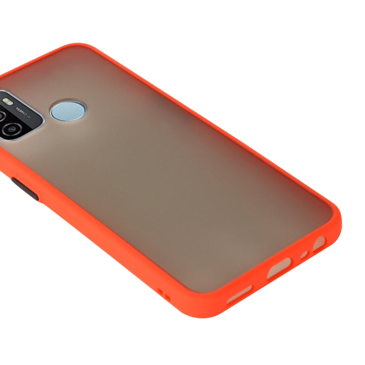 For OPPO A53 2020 Skin Hand Feeling Series Shockproof Frosted PC+ TPU Protective Case