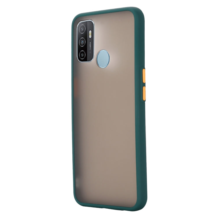 For OPPO A53 2020 Skin Hand Feeling Series Shockproof Frosted PC+ TPU Protective Case