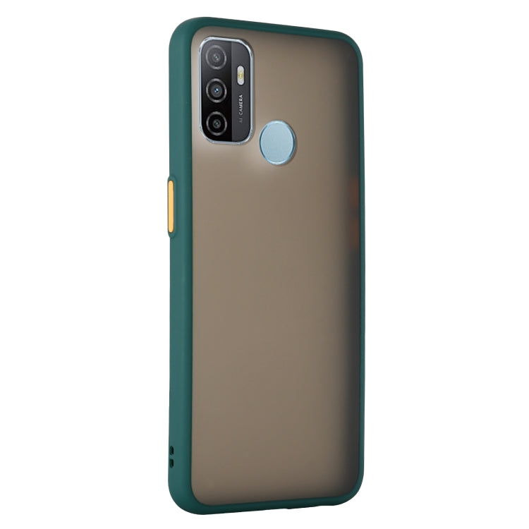 For OPPO A53 2020 Skin Hand Feeling Series Shockproof Frosted PC+ TPU Protective Case