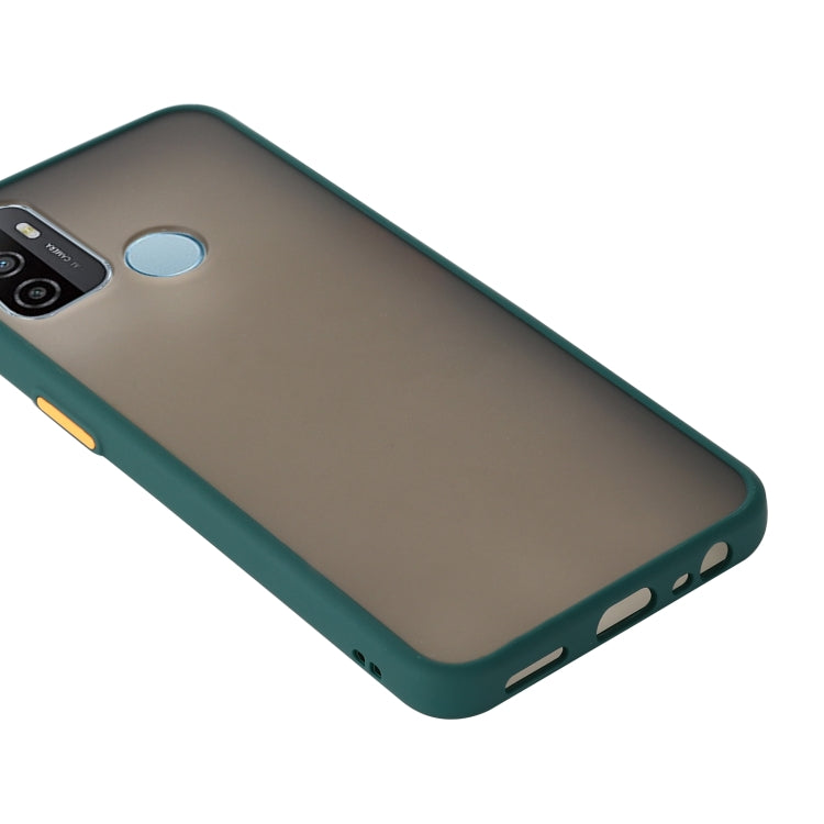 For OPPO A53 2020 Skin Hand Feeling Series Shockproof Frosted PC+ TPU Protective Case
