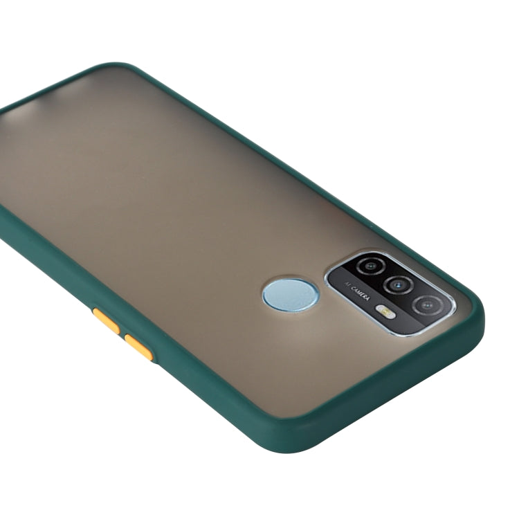 For OPPO A53 2020 Skin Hand Feeling Series Shockproof Frosted PC+ TPU Protective Case