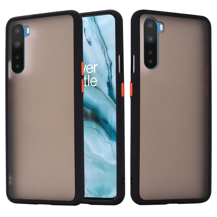 For OnePlus Nord Skin Hand Feeling Series Shockproof Frosted PC+ TPU Protective Case