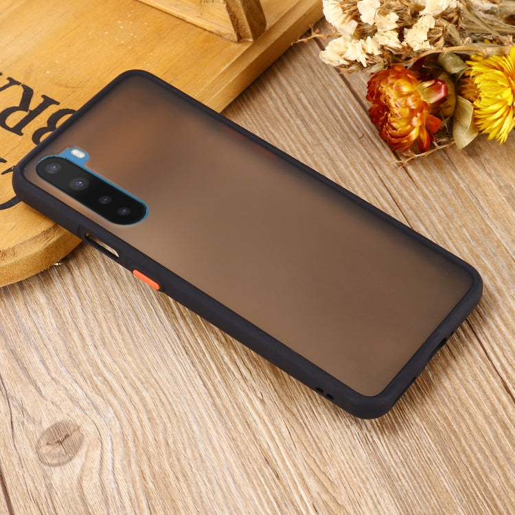 For OnePlus Nord Skin Hand Feeling Series Shockproof Frosted PC+ TPU Protective Case