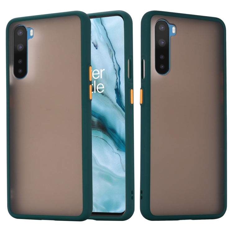 For OnePlus Nord Skin Hand Feeling Series Shockproof Frosted PC+ TPU Protective Case