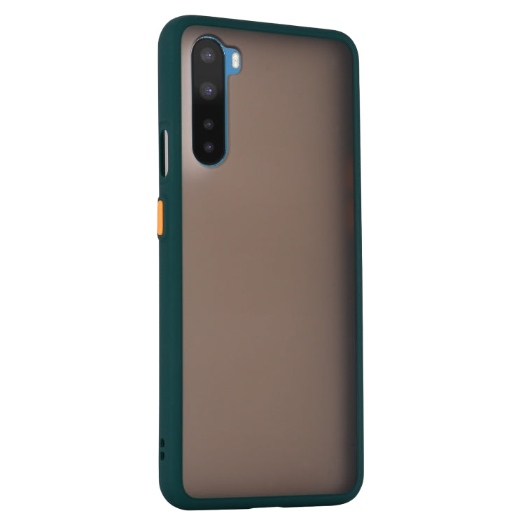 For OnePlus Nord Skin Hand Feeling Series Shockproof Frosted PC+ TPU Protective Case