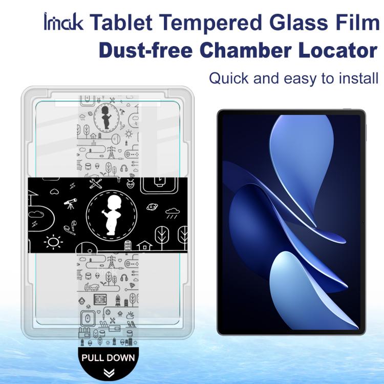 For Huawei MatePad Air 12 2024 / 12 X imak Dust-free Chamber Locator Tablet Tempered Glass Film