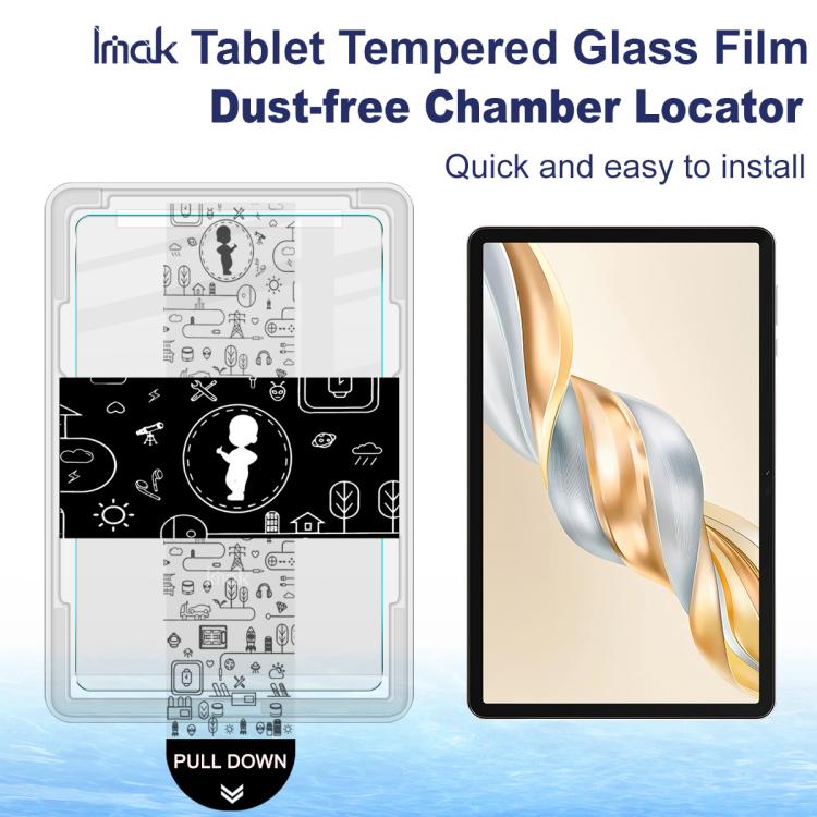 For Honor Pad X9a/X8 Pro/X9 Pro 11.5 imak Dust-free Chamber Locator Tablet Tempered Glass Film