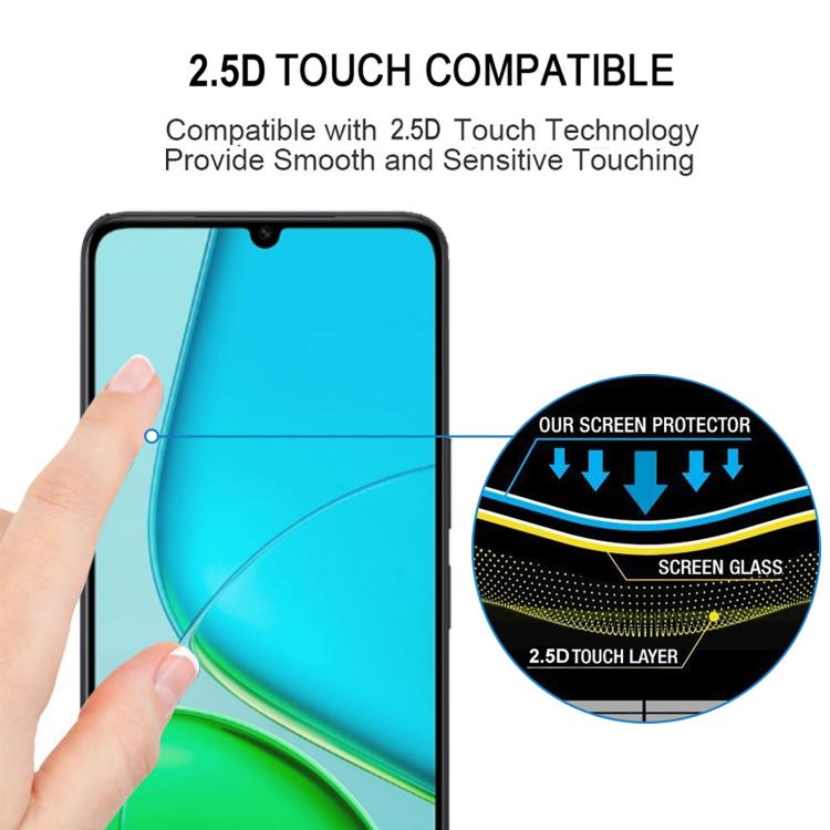 For vivo Y37+ 4G Full Glue Screen Tempered Glass Film