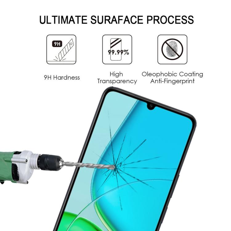 For vivo Y37+ 4G Full Glue Screen Tempered Glass Film