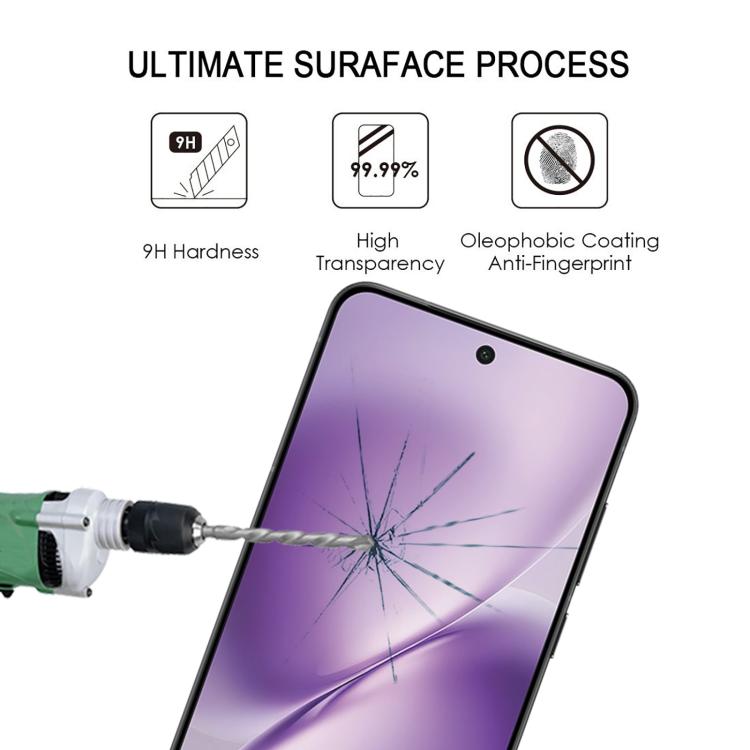 For vivo X200T 5G 25pcs Full Glue Screen Tempered Glass Film