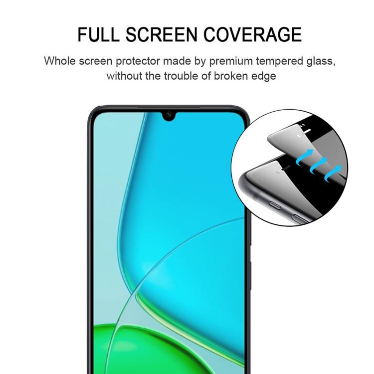 For vivo Y37+ 4G 25pcs Full Glue Screen Tempered Glass Film