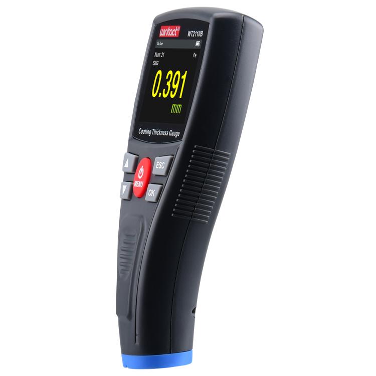 Wintact WT2110B Color Screen Display Coating Thickness Gauge - Black