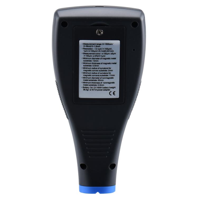 Wintact WT2110B Color Screen Display Coating Thickness Gauge - Black