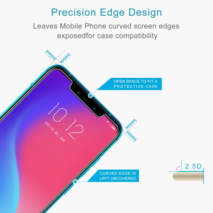 For Lenovo S5 Pro 10 PCS 0.26mm 9H 2.5D Tempered Glass Film