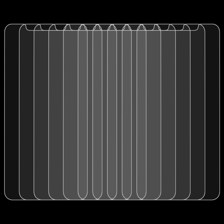 For Lenovo S5 Pro 10 PCS 0.26mm 9H 2.5D Tempered Glass Film