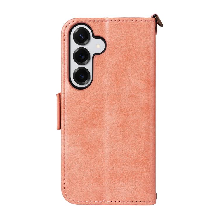 For Samsung Galaxy S26 Ultra 5G Multi-card Slots Crossbody Cowhide Leather Phone Case