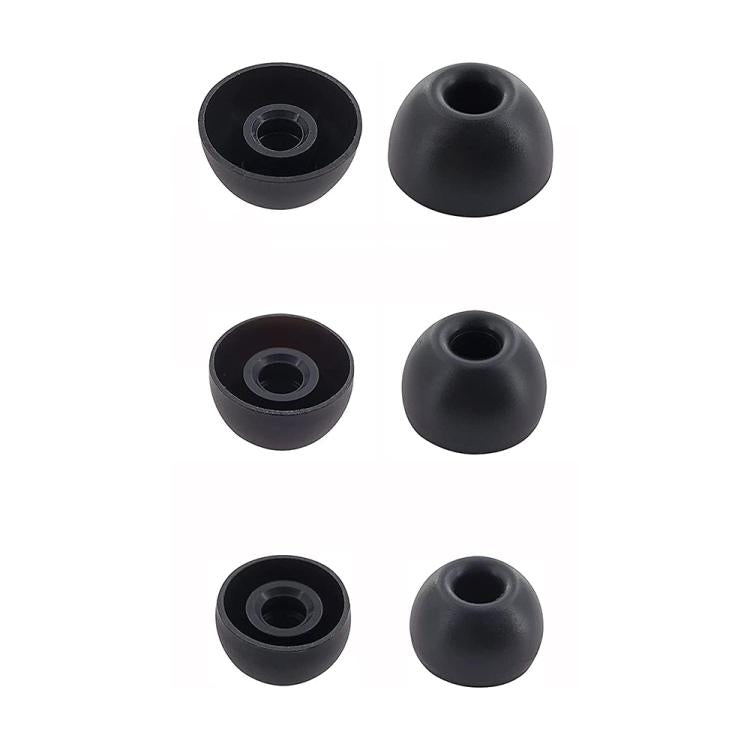 For Beats Studio Buds XDcase 3 Pairs Replacement Silicone Ear Tips Kit, S/M/L Size, Cleaning Brush Color Random