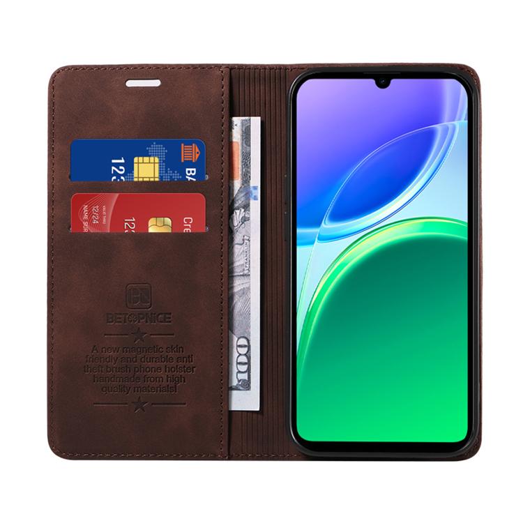For vivo Y21 5G 2026 / vivo Y05 4G BETOPNICE Suction RFID Anti-theft Leather Phone Case