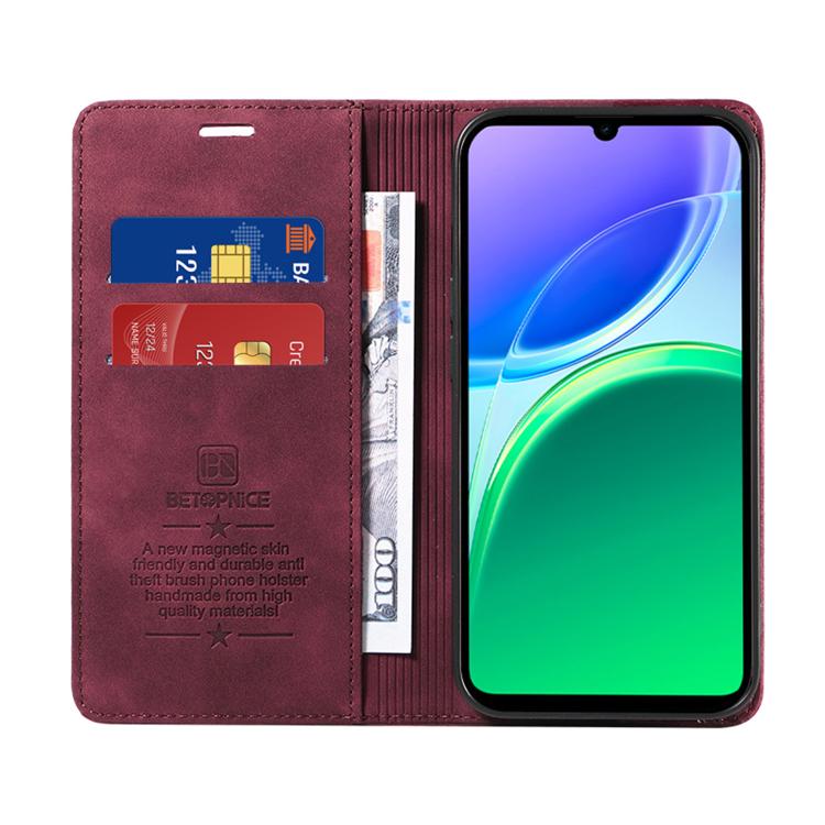 For vivo Y21 5G 2026 / vivo Y05 4G BETOPNICE Suction RFID Anti-theft Leather Phone Case