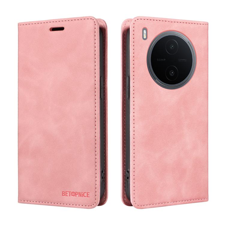 For vivo Y600 Pro 5G BETOPNICE Suction RFID Anti-theft Leather Phone Case