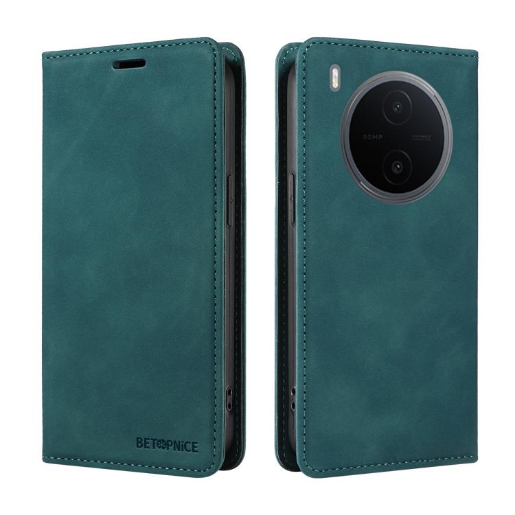 For vivo Y600 Pro 5G BETOPNICE Suction RFID Anti-theft Leather Phone Case