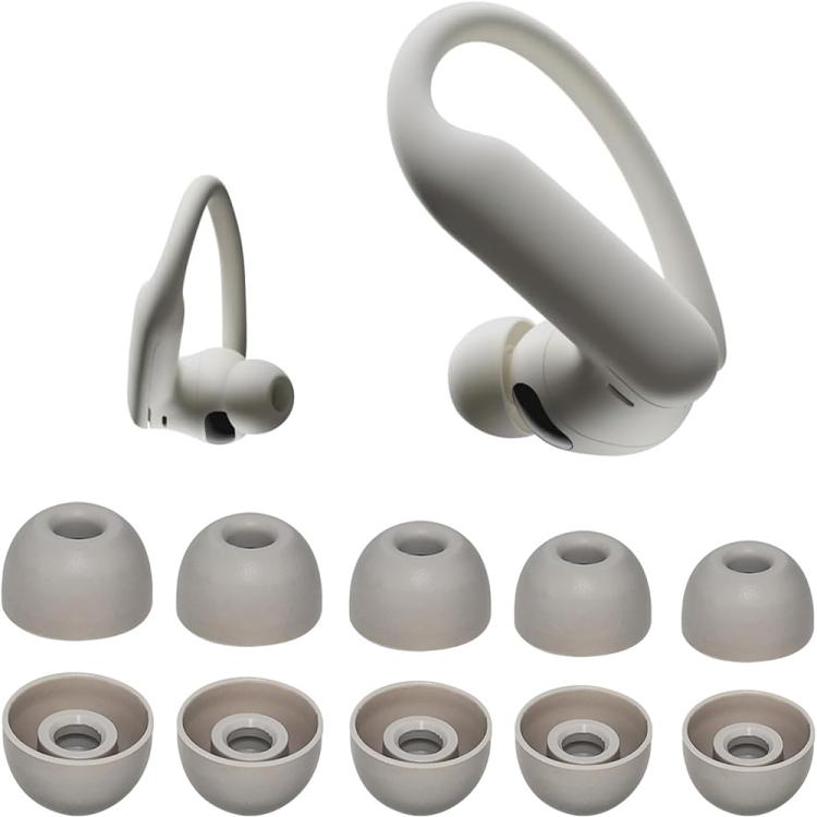 For Beats Powerbeats Pro 2 / Fit / Studio Buds XDcase 5 Pairs Silicone Ear Tips Kit, XS/S/M/L/XL Size, Cleaning Brush Color Random