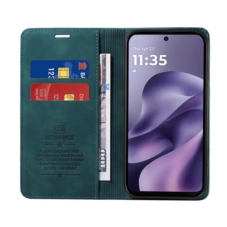 For Motorola Moto G17 4G / G17 Power 4G BETOPNICE Suction RFID Anti-theft Leather Phone Case