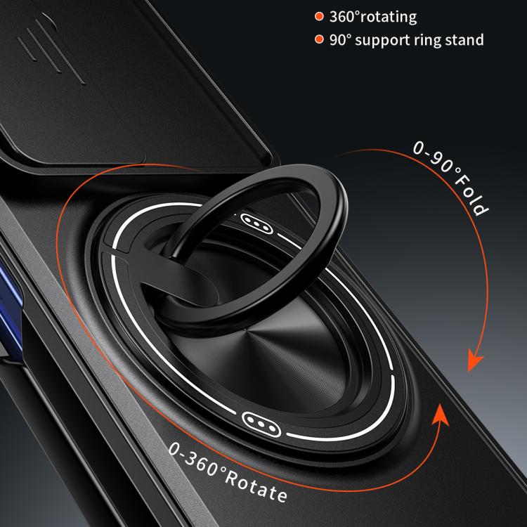 For Samsung Galaxy Z Fold7 5G Lens Sliding Window Multifunctional Magnetic Shockproof Phone Case
