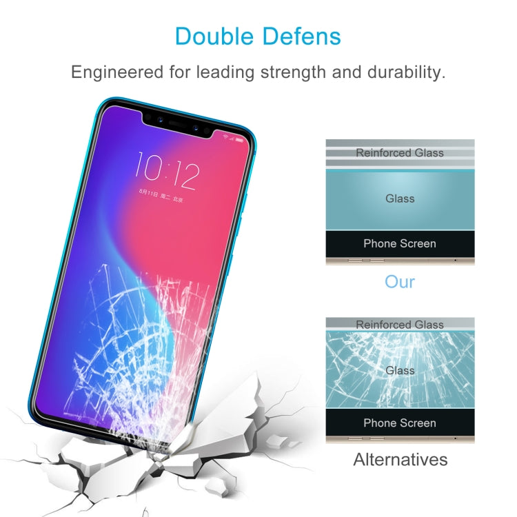 For Lenovo S5 Pro 50 PCS 0.26mm 9H 2.5D Tempered Glass Film