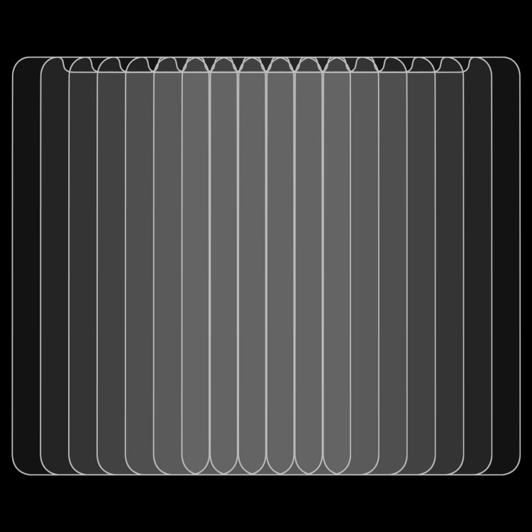 For Lenovo S5 Pro 50 PCS 0.26mm 9H 2.5D Tempered Glass Film