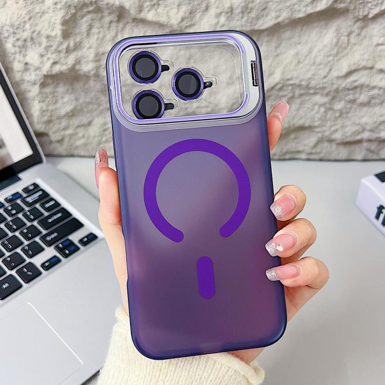 For iPhone 17 Pro Vitality Eagle Eye Lens Kickstand Magnetic Phone Case