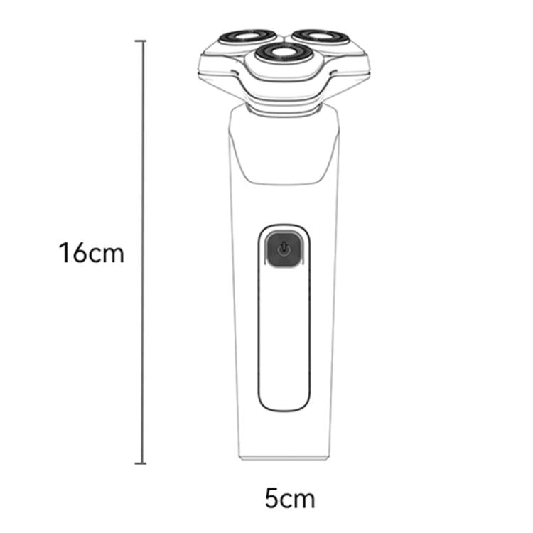 Yesido MG05 Rotating Floating Head Electric Shaver - Black
