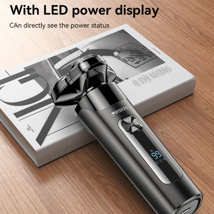 Yesido MG05 Rotating Floating Head Electric Shaver - Black